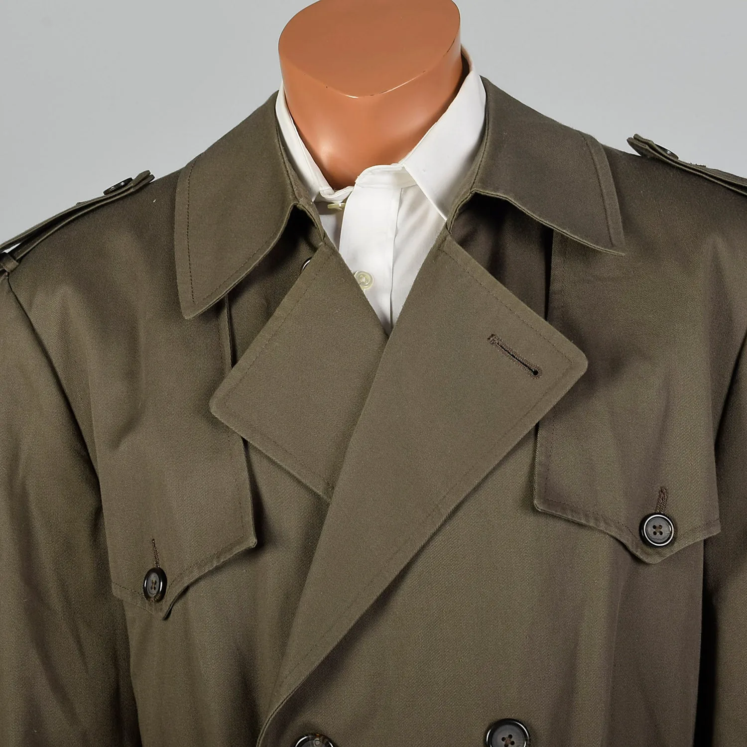 1970s Christian Dior Dark Gray Overcoat