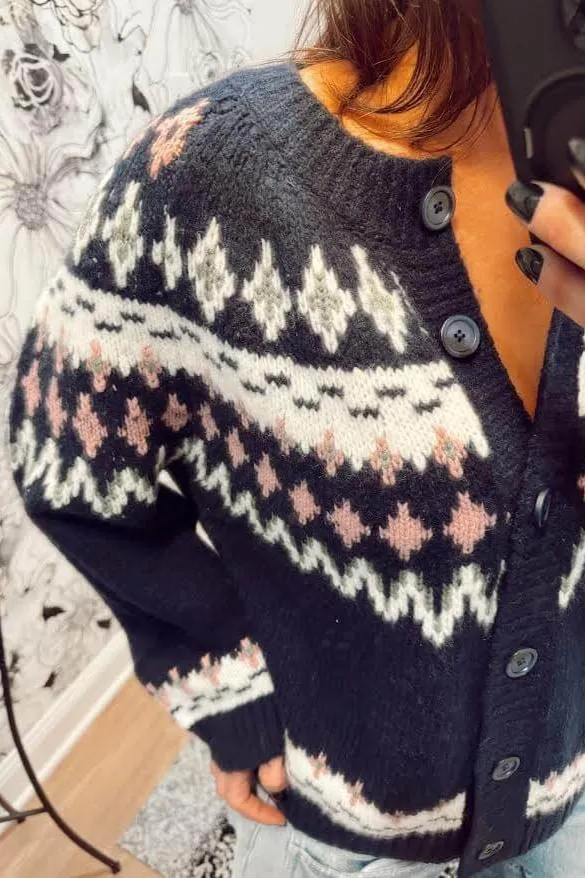 27 Miles Calista Fair Isle Cardigan