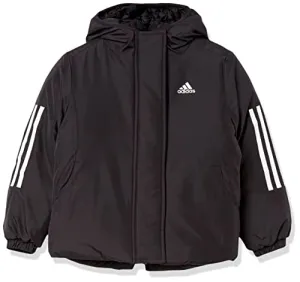 Adidas Girls' Insulated Parka Jacket, Black, S(7/8)