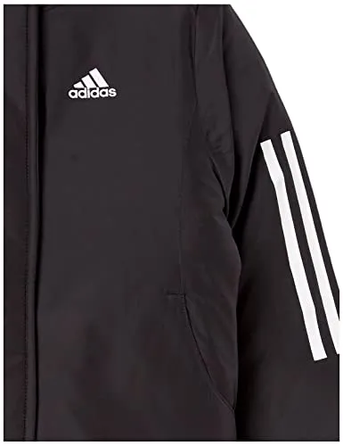 Adidas Girls' Insulated Parka Jacket, Black, S(7/8)