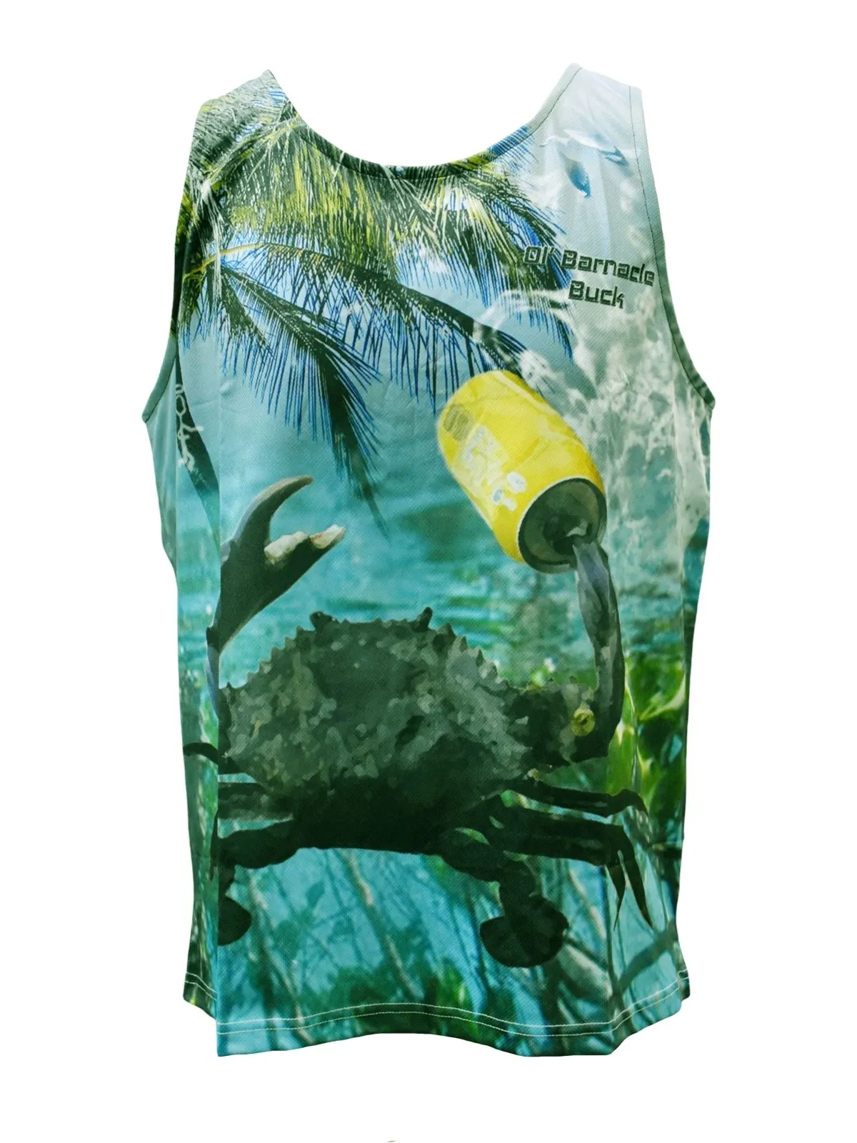 Adult UV Protective Tank Top Singlets - Grab Ya Crab