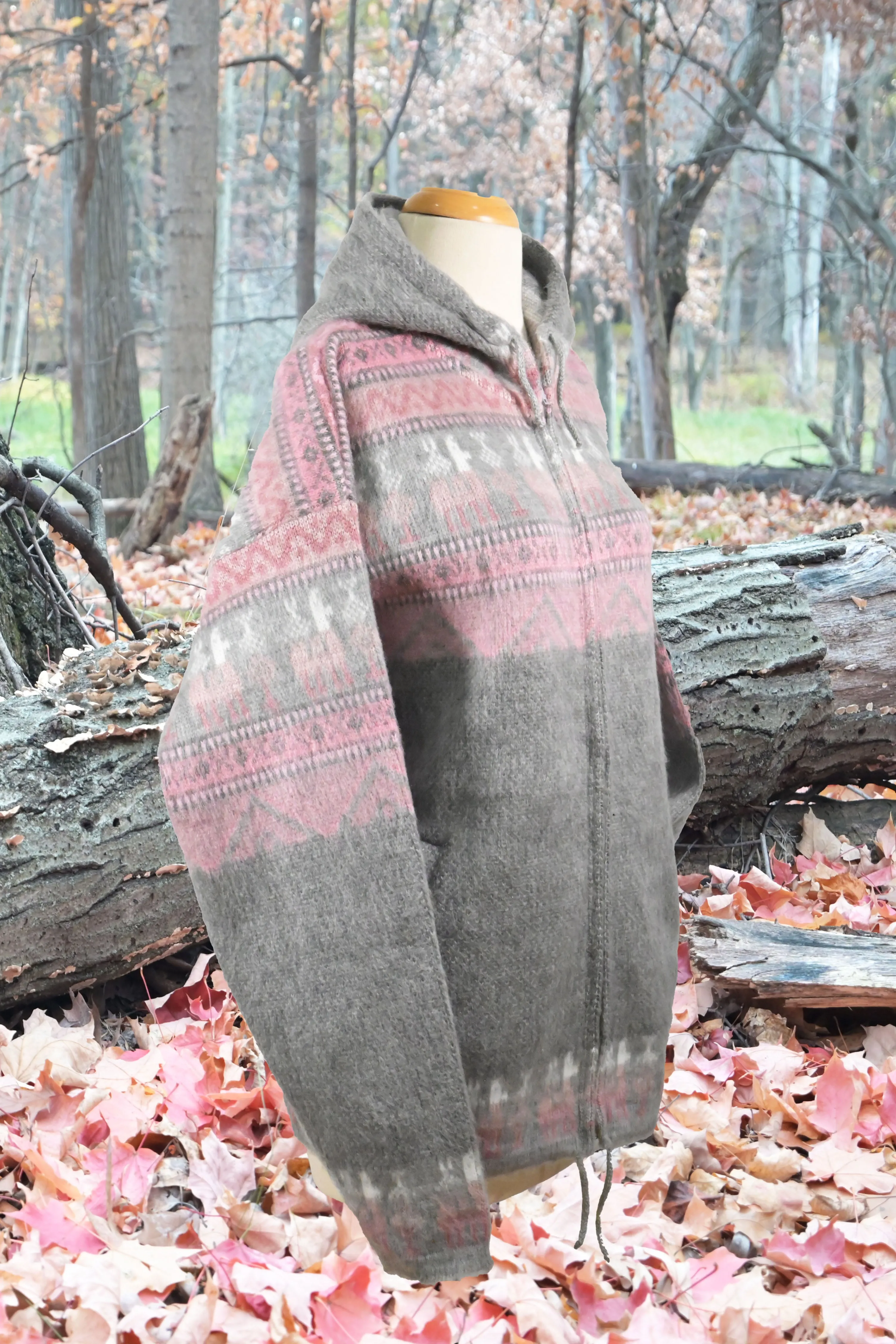 AlpacaChill pink llama   Heavyweight  Alpaca blend Hoodie