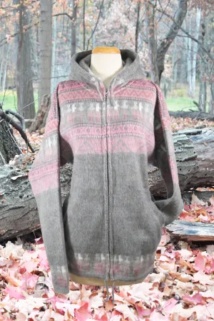 AlpacaChill pink llama   Heavyweight  Alpaca blend Hoodie