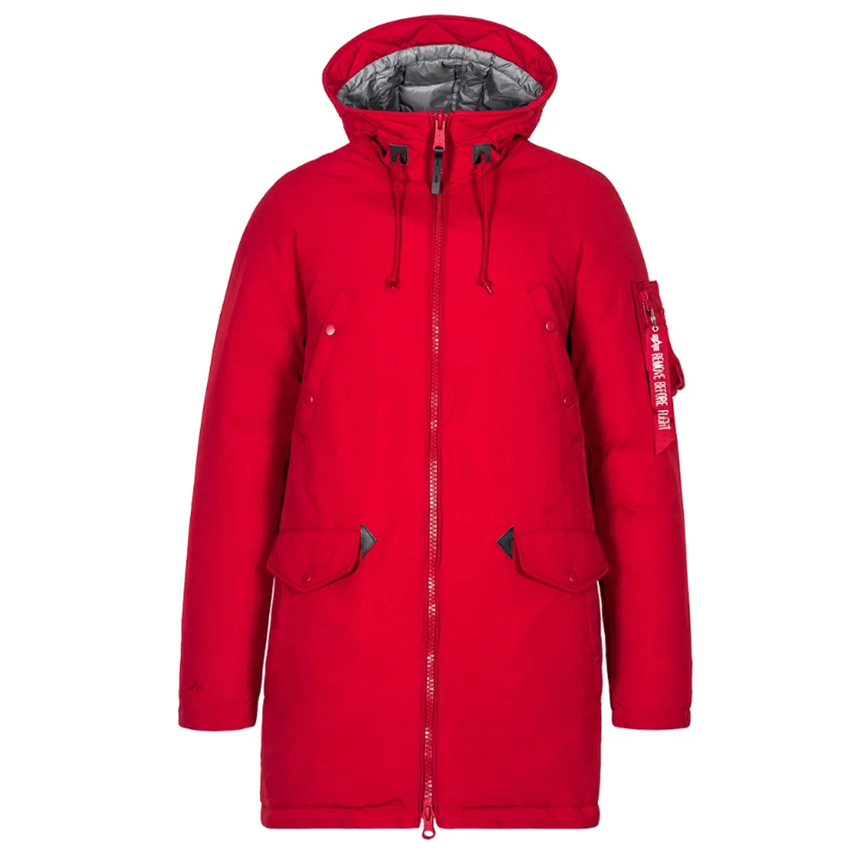 Alpha Industries Men's Commander Red N-3B Down Parka