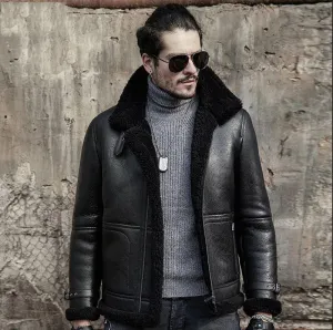 Aviator Sheepskin B3 Leather Jacket