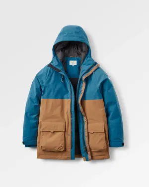 Baltic Recycled Insulated Parka - Toffee/Blue Steel