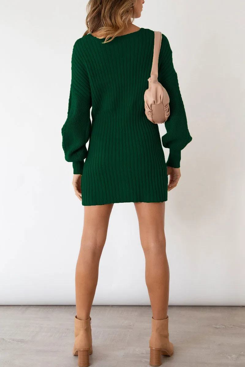 BF0344 Sweater Mini Dress