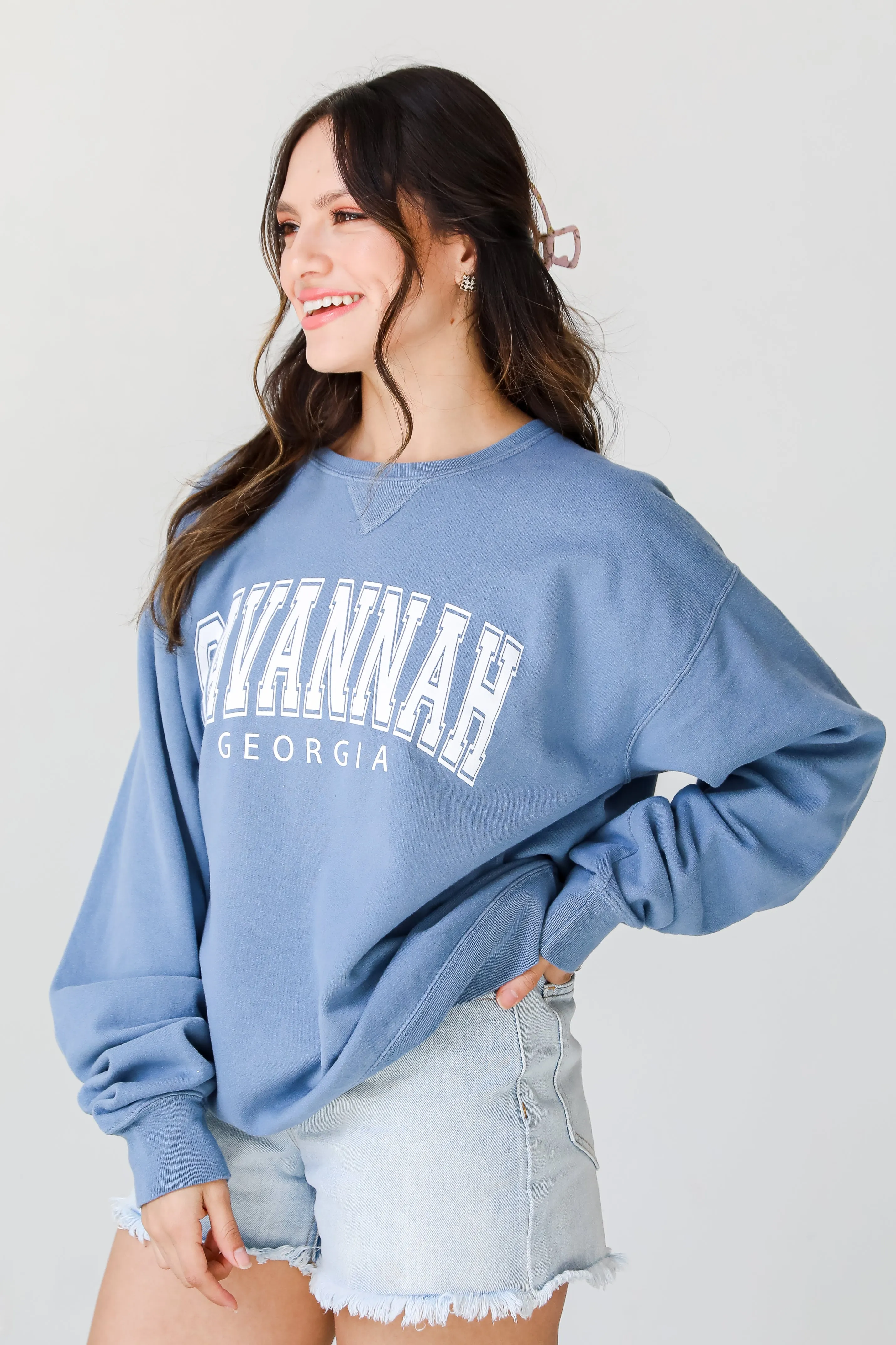 Blue Savannah Georgia Sweatshirt