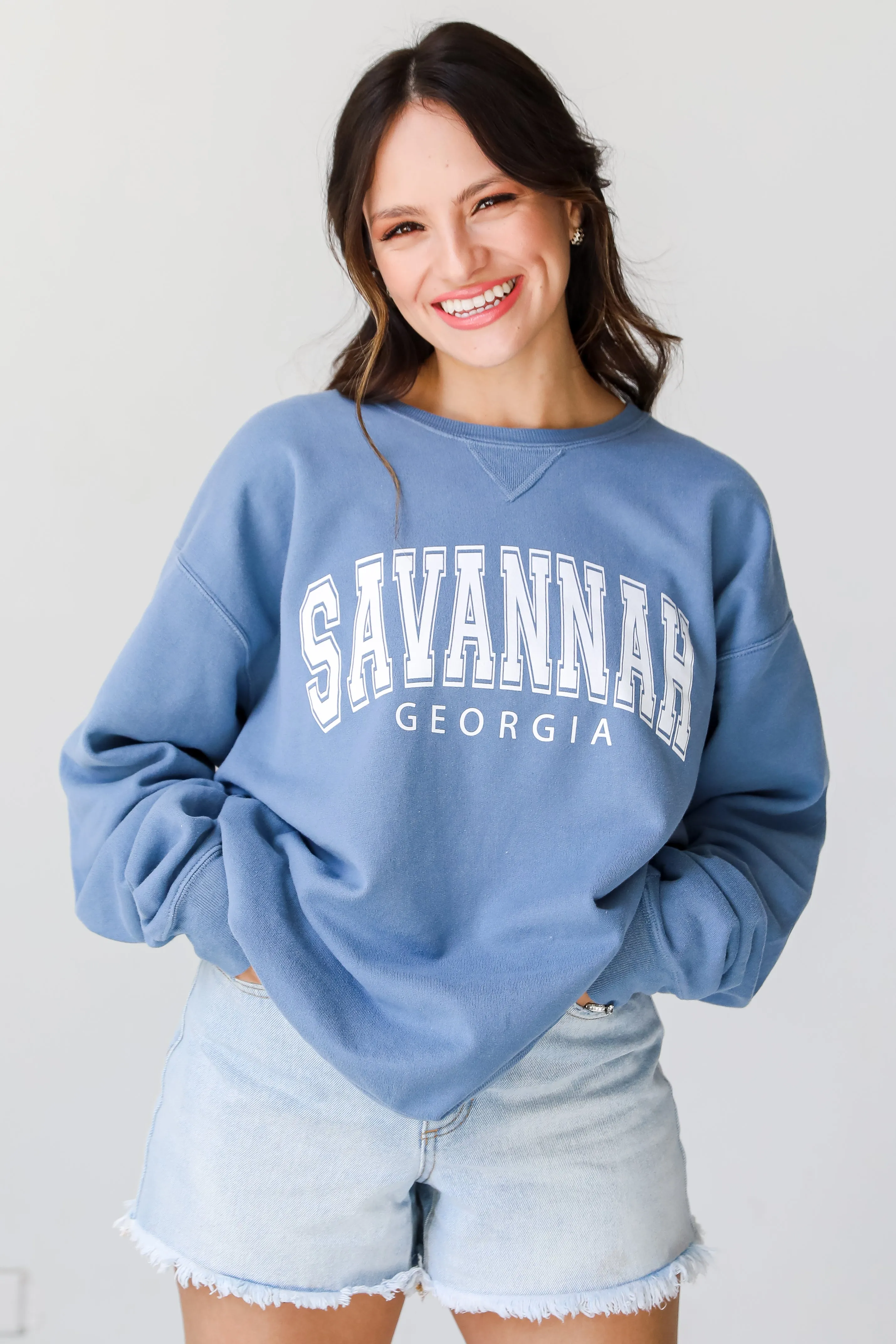 Blue Savannah Georgia Sweatshirt