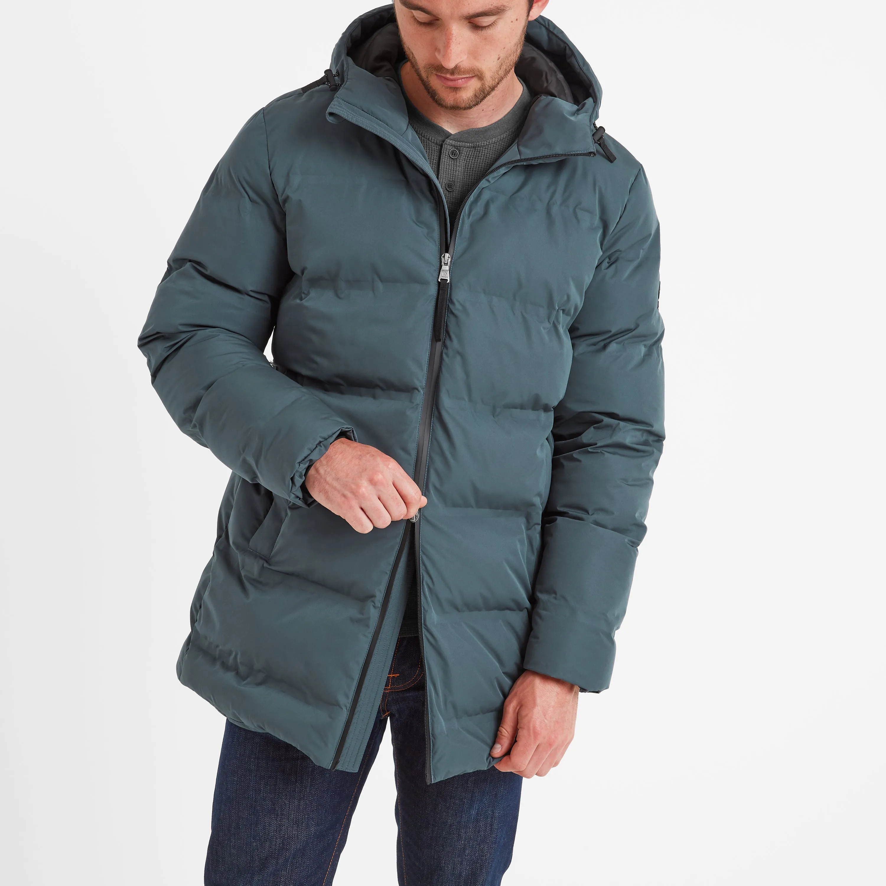 Brinkley Mens  Parka - Graphite