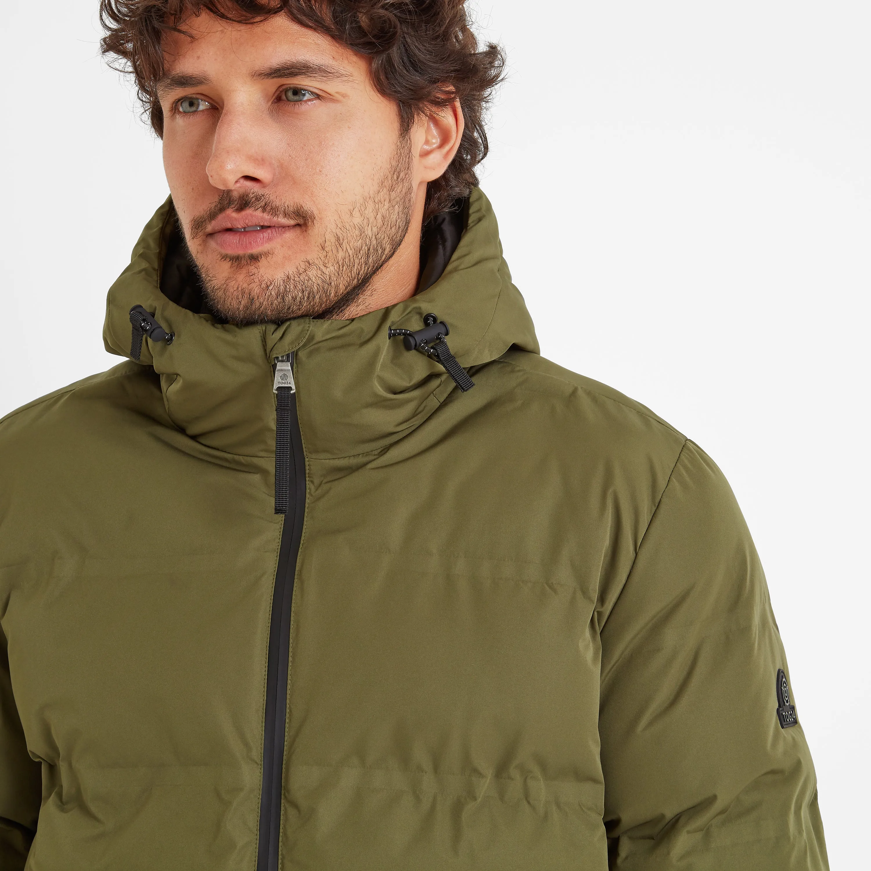 Brinkley Mens  Parka - Khaki