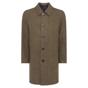 Callum Taupe Houndstooth Tailored Coat