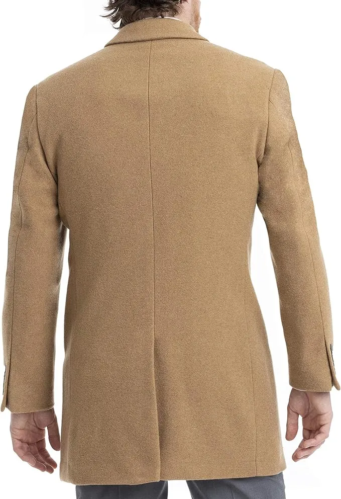 Calvin Klein Wool Blend Coat | Camel