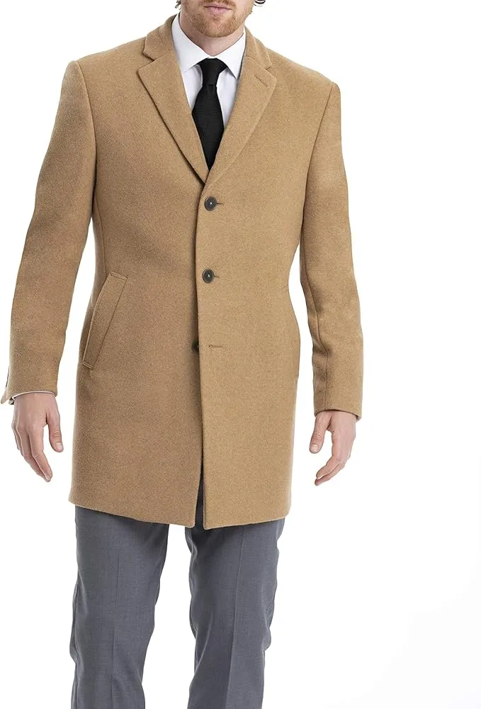 Calvin Klein Wool Blend Coat | Camel