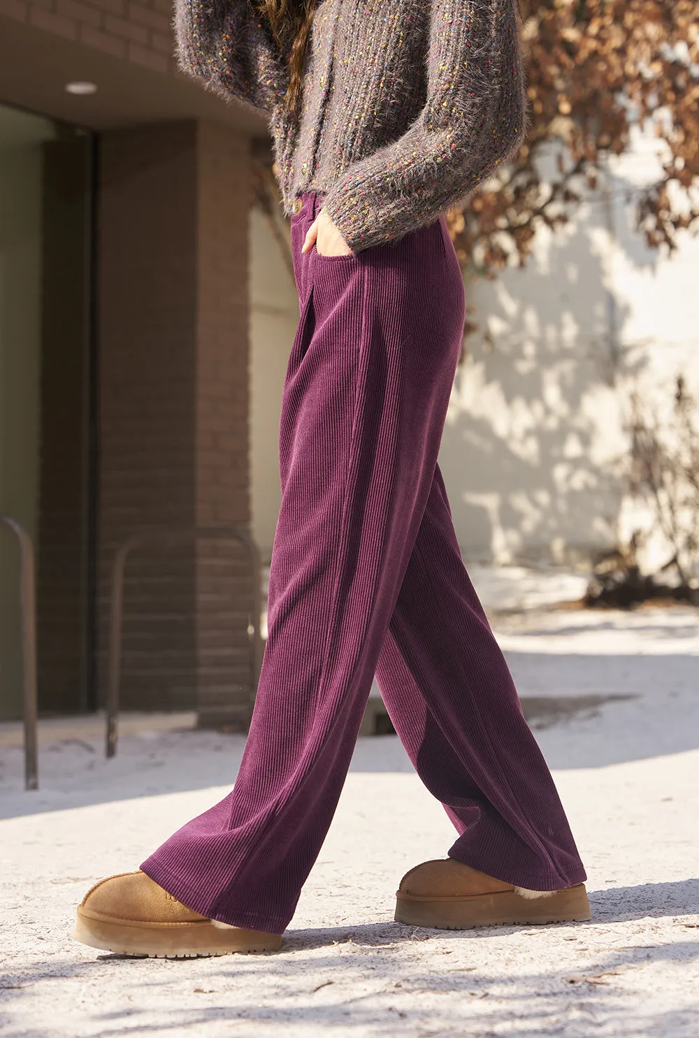 Corduroy Wide Leg pants for Women