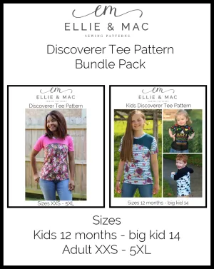 Discoverer Tee Pattern Bundle Pack