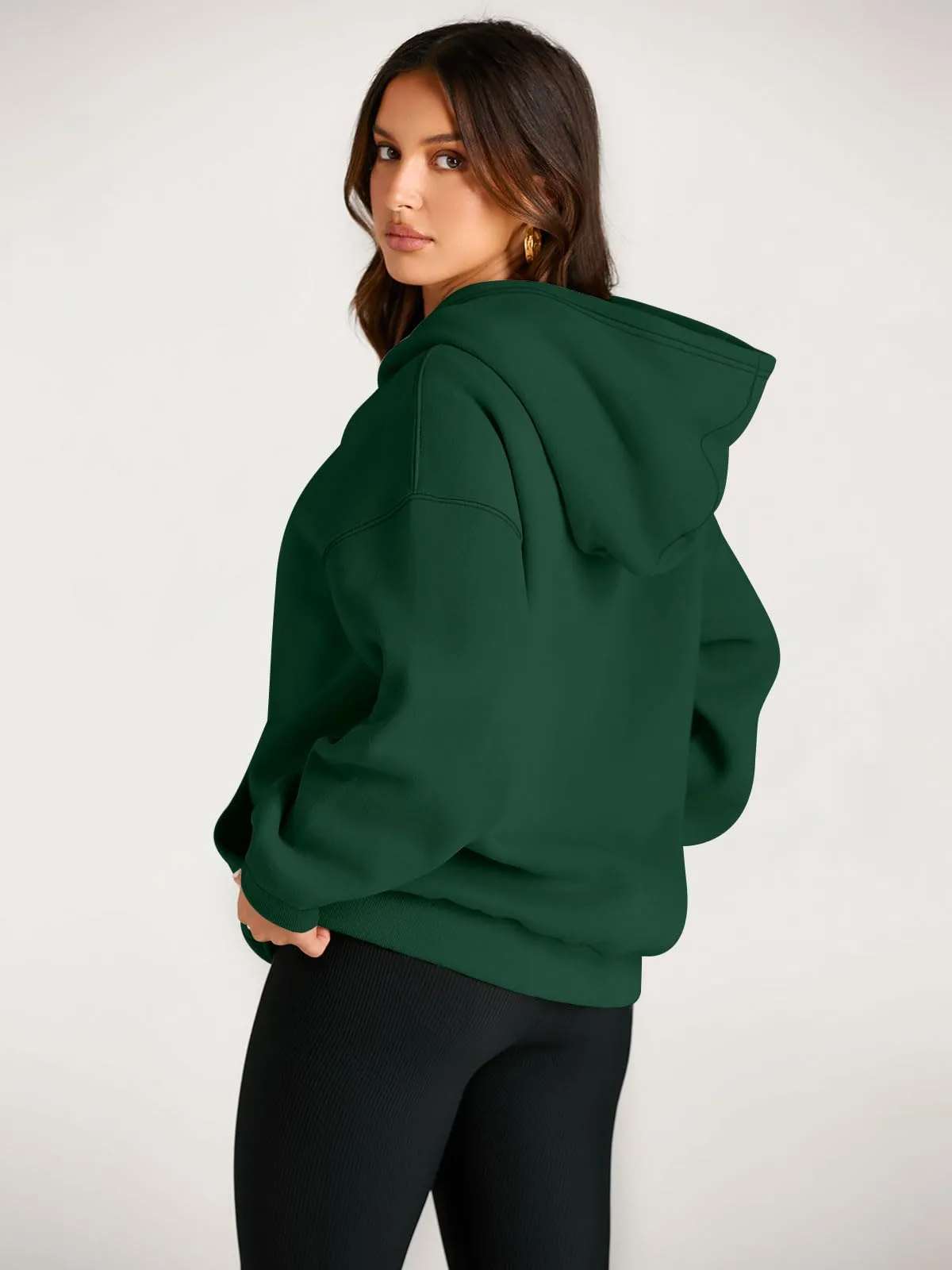 EFAN Women's Hoodies Oversized Sweatshirts Pullover Fleece Sweaters Long Sleeve Winter Fall Outfits Fashion Y2k Clothes