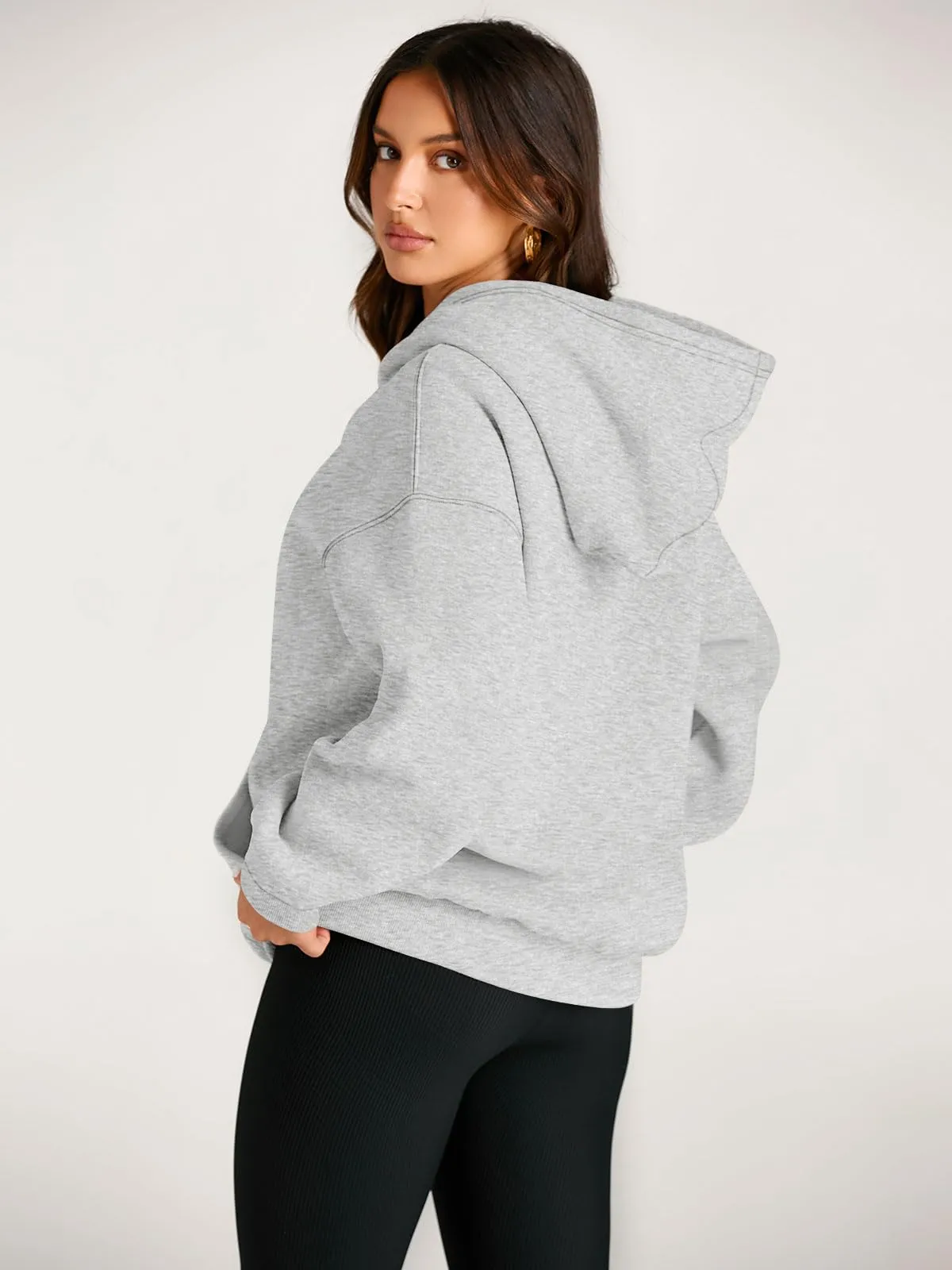 EFAN Women's Hoodies Oversized Sweatshirts Pullover Fleece Sweaters Long Sleeve Winter Fall Outfits Fashion Y2k Clothes