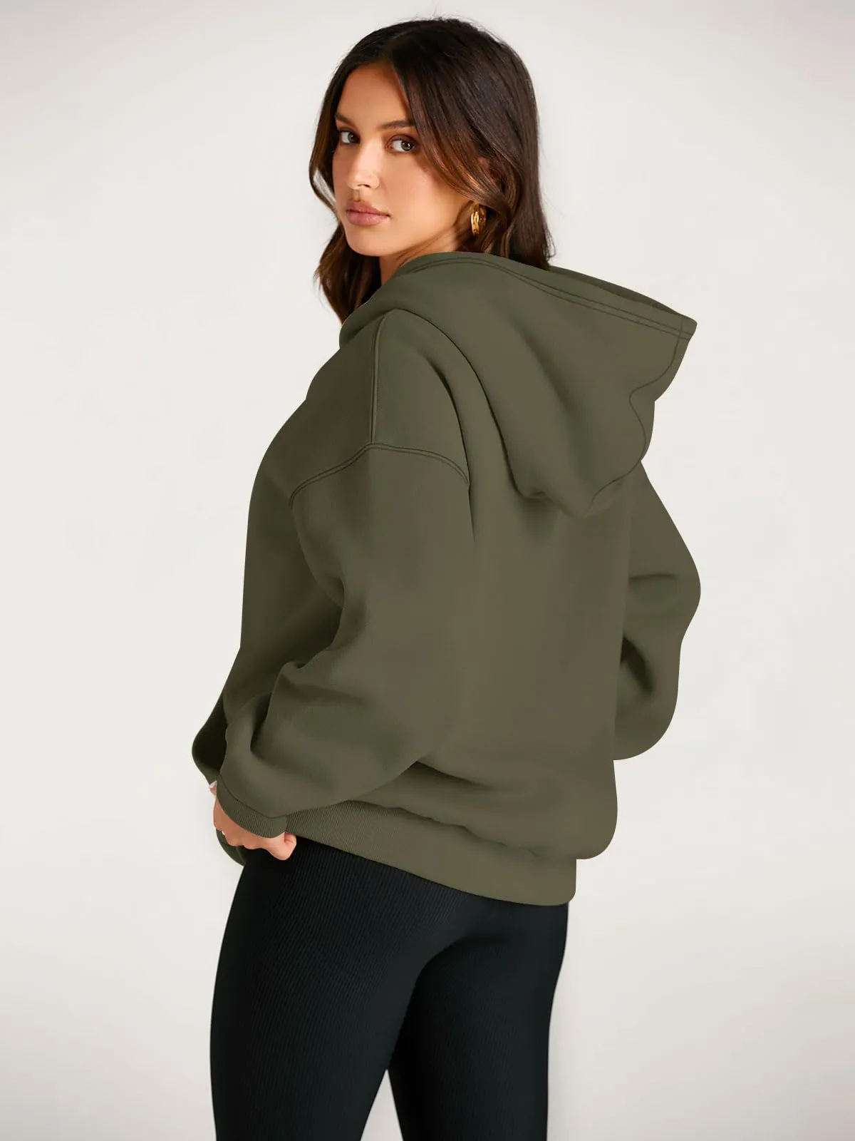 EFAN Women's Hoodies Oversized Sweatshirts Pullover Fleece Sweaters Long Sleeve Winter Fall Outfits Fashion Y2k Clothes