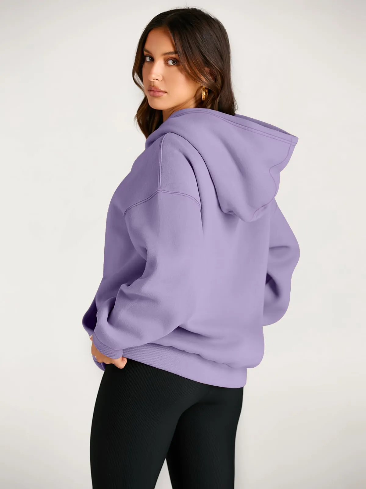 EFAN Women's Hoodies Oversized Sweatshirts Pullover Fleece Sweaters Long Sleeve Winter Fall Outfits Fashion Y2k Clothes