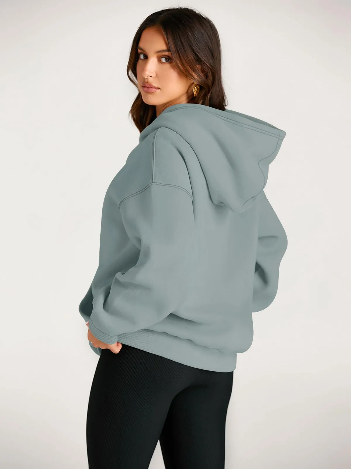 EFAN Women's Hoodies Oversized Sweatshirts Pullover Fleece Sweaters Long Sleeve Winter Fall Outfits Fashion Y2k Clothes