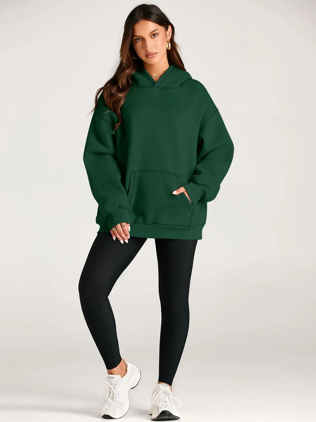 EFAN Women's Hoodies Oversized Sweatshirts Pullover Fleece Sweaters Long Sleeve Winter Fall Outfits Fashion Y2k Clothes