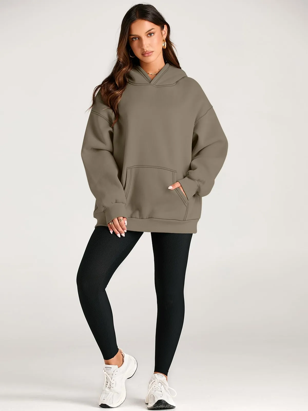 EFAN Women's Hoodies Oversized Sweatshirts Pullover Fleece Sweaters Long Sleeve Winter Fall Outfits Fashion Y2k Clothes