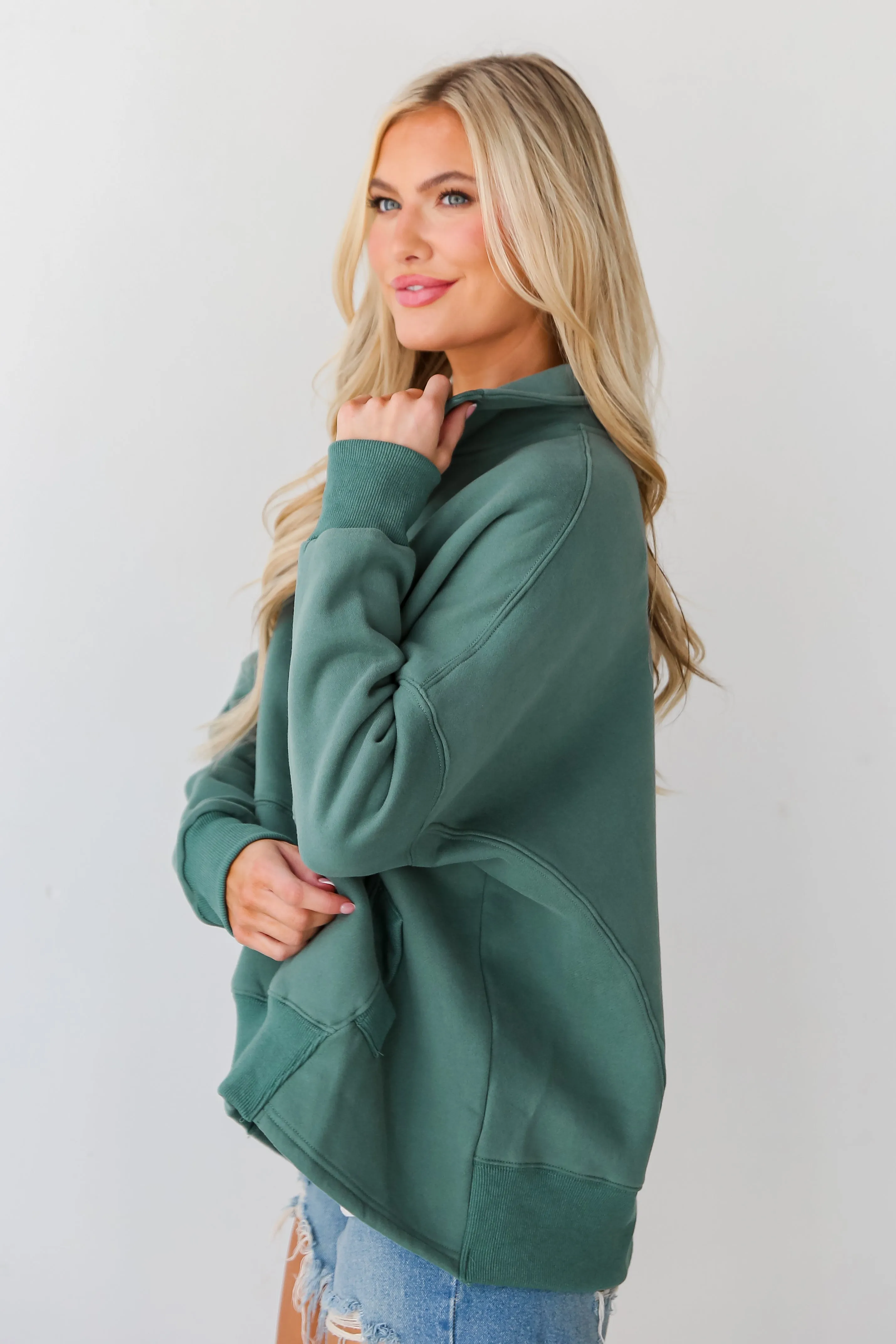 FINAL SALE - Lexi Oversized Fleece Pullover