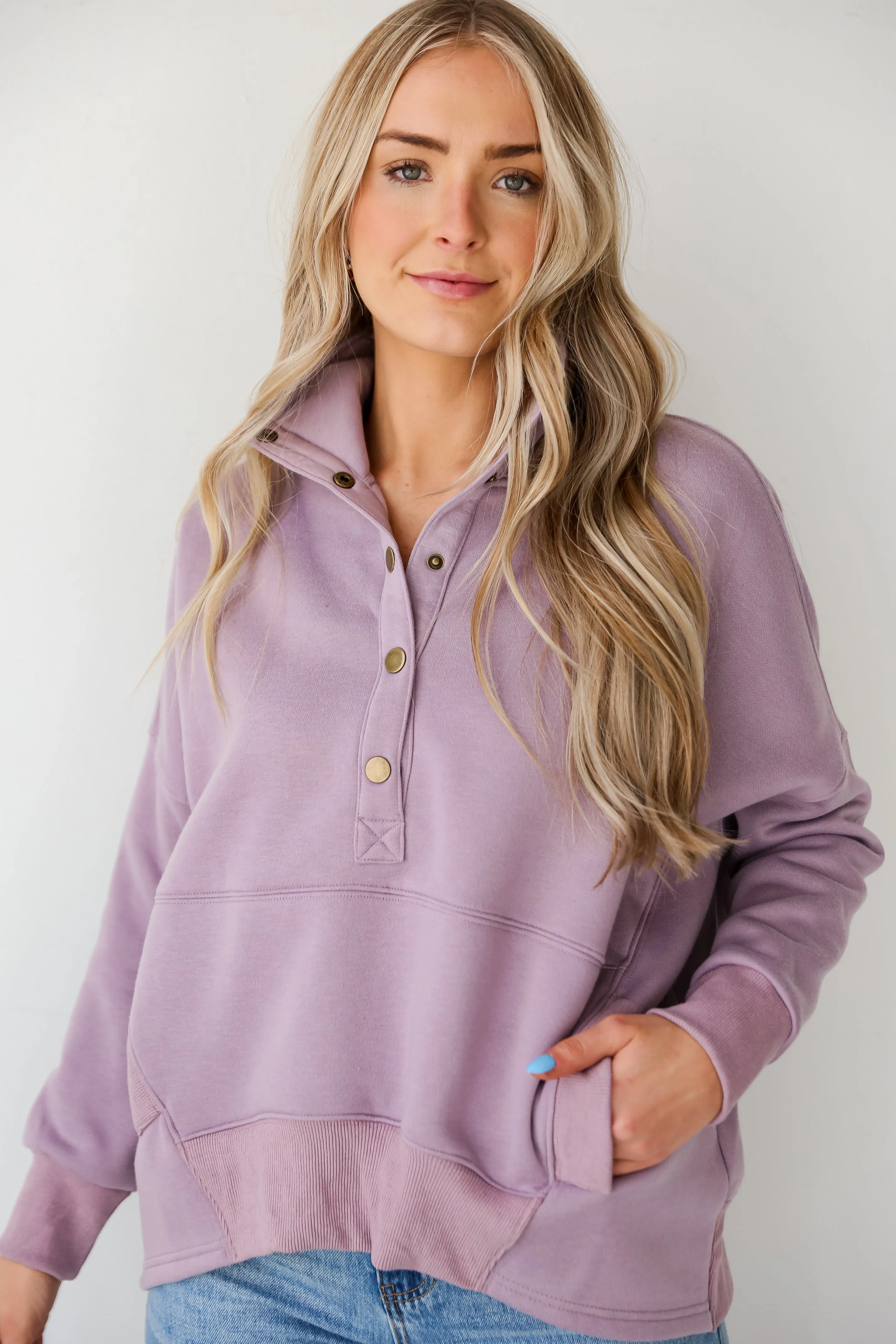 FINAL SALE - Lexi Oversized Fleece Pullover