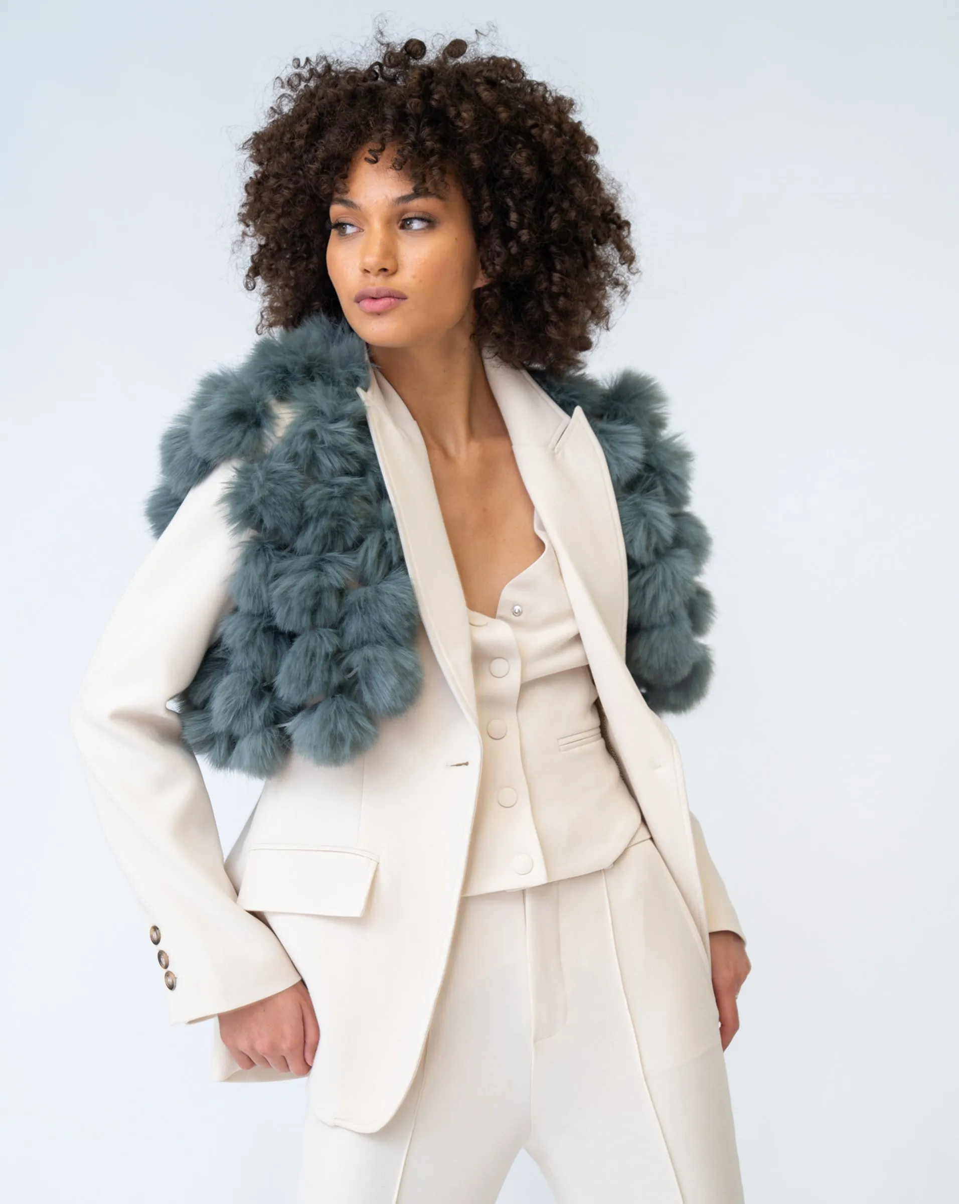 FINAL SALE - Lightweight Faux Fur Vest