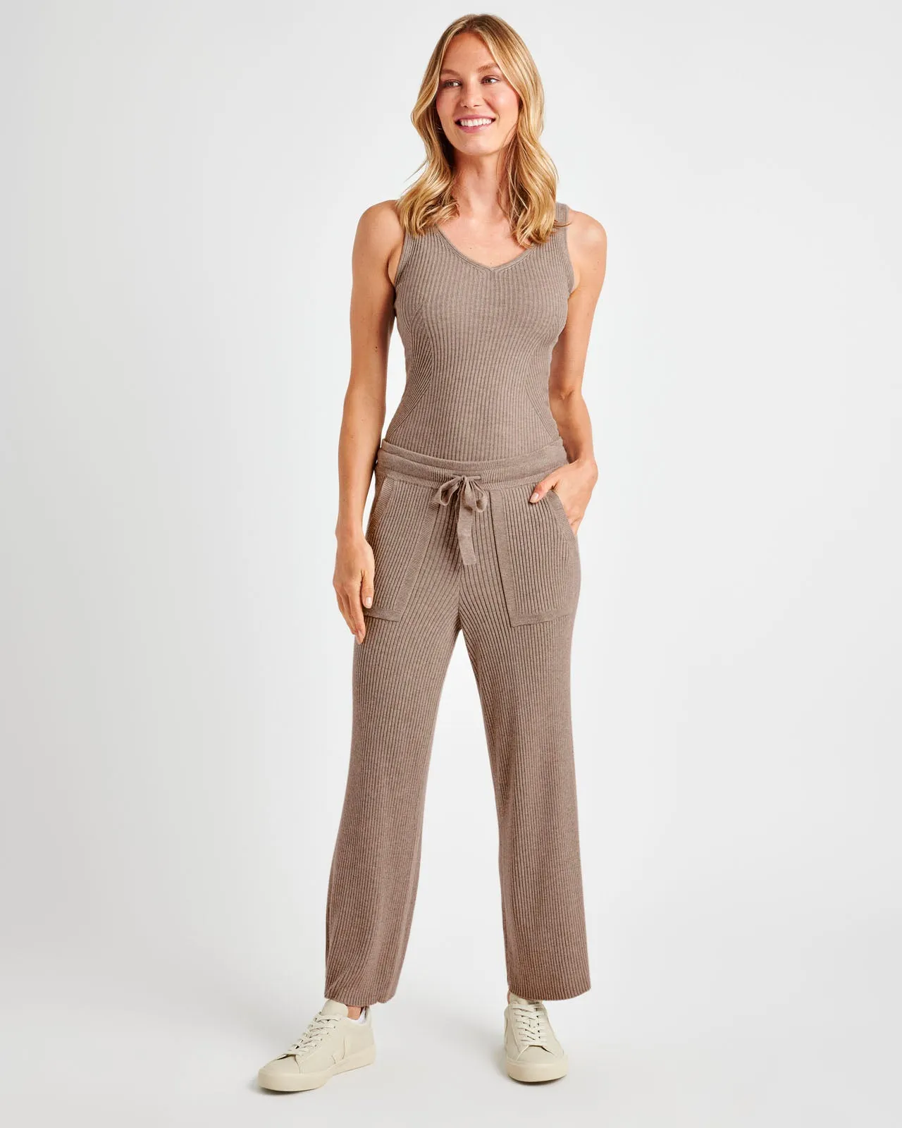 Georgie Cashblend Rib Pant