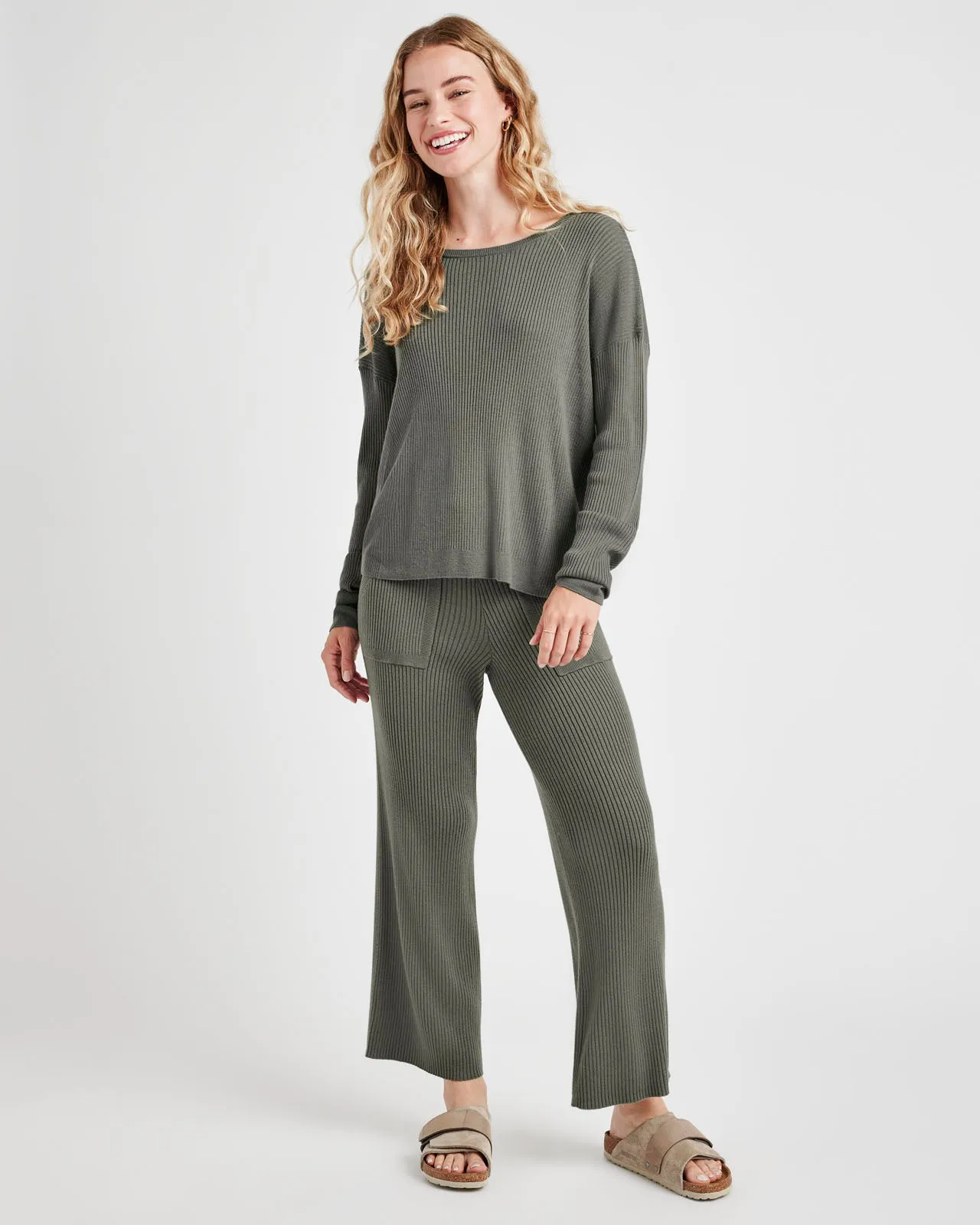 Georgie Cashblend Rib Pant