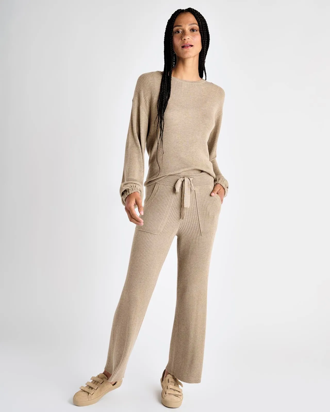 Georgie Cashblend Rib Pant