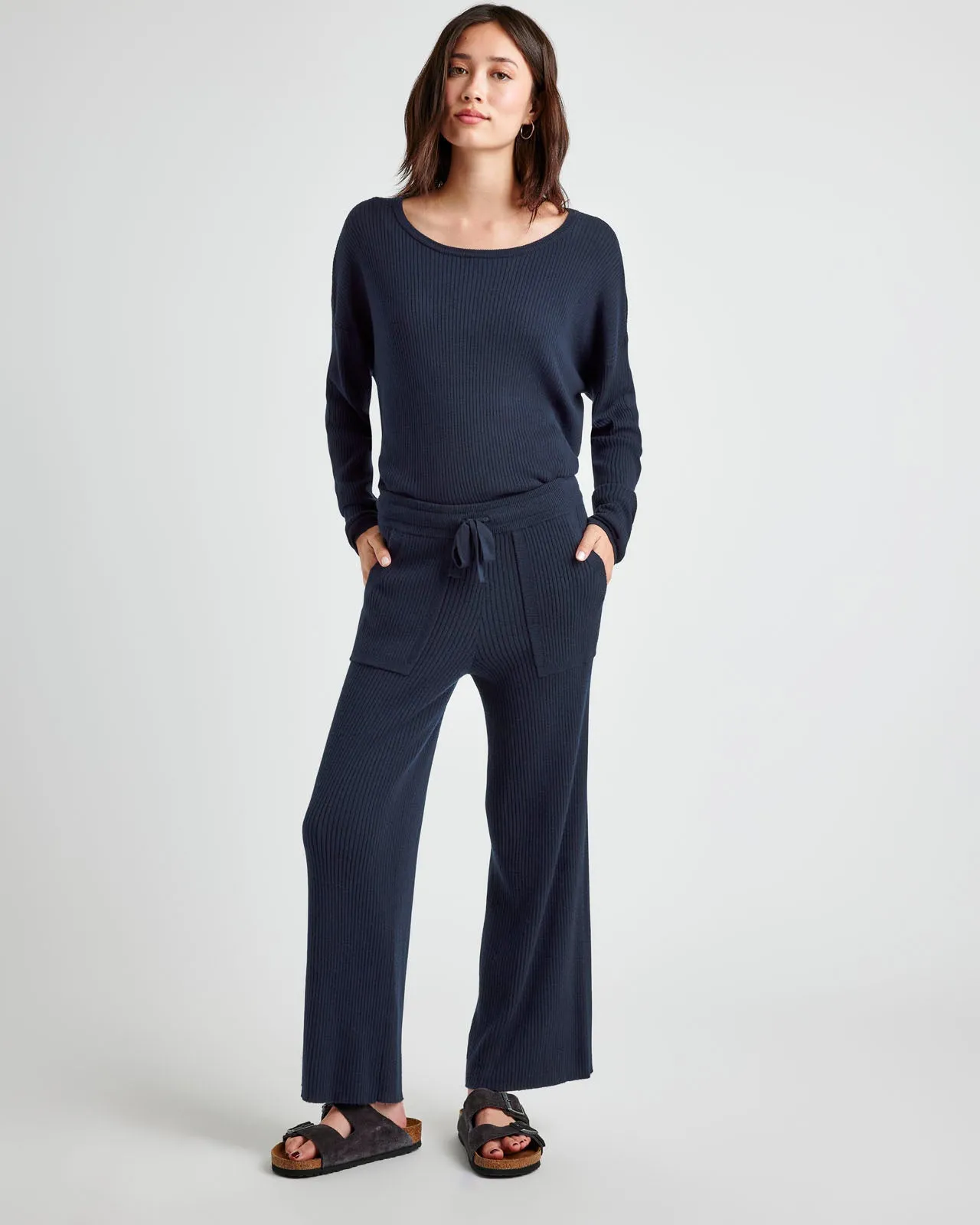 Georgie Cashblend Rib Pant