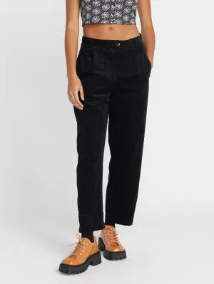 Histone Corduroy Trousers - BLACK