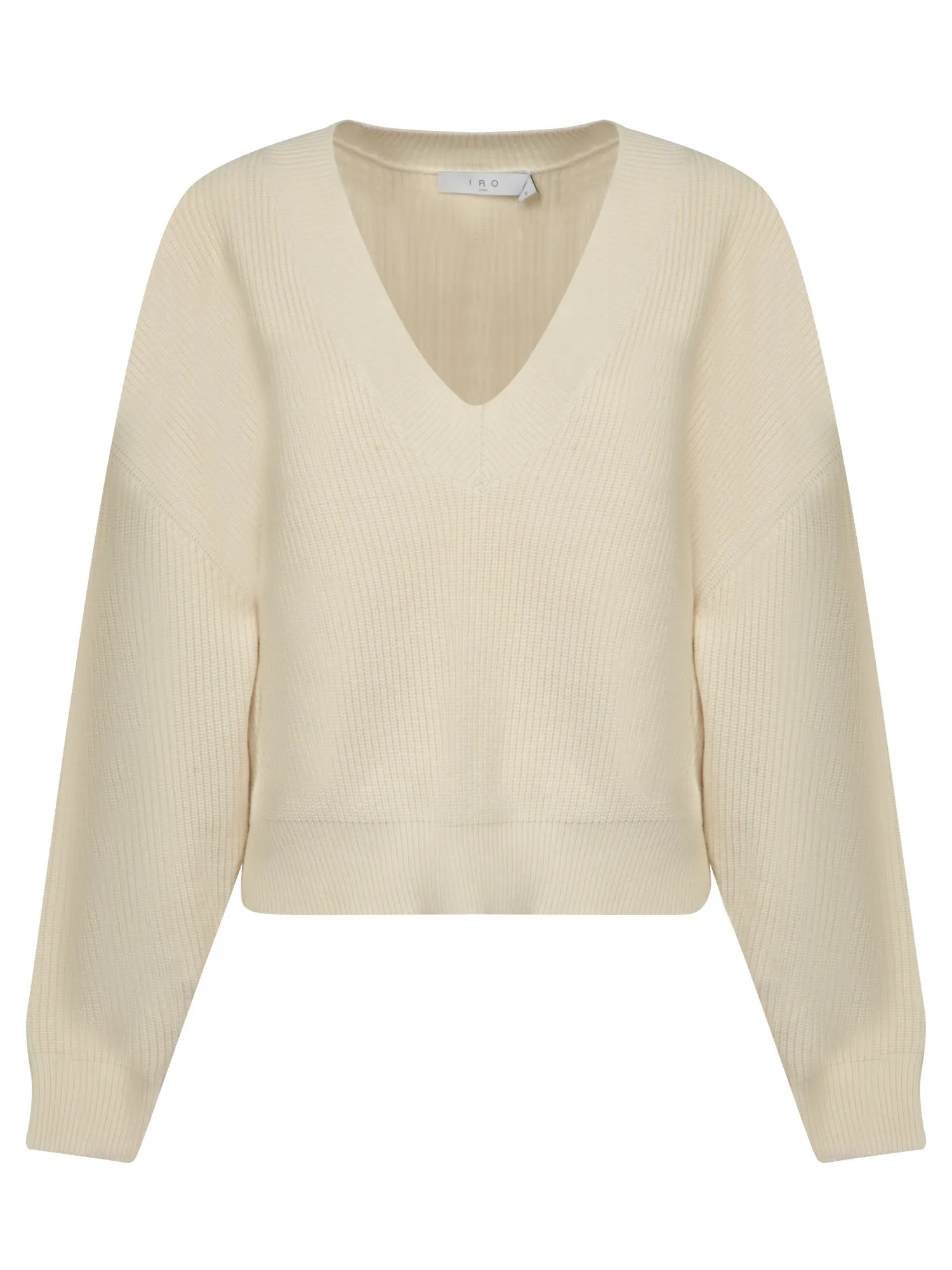 Ivory Wool, Silk and Cashmere Sweater