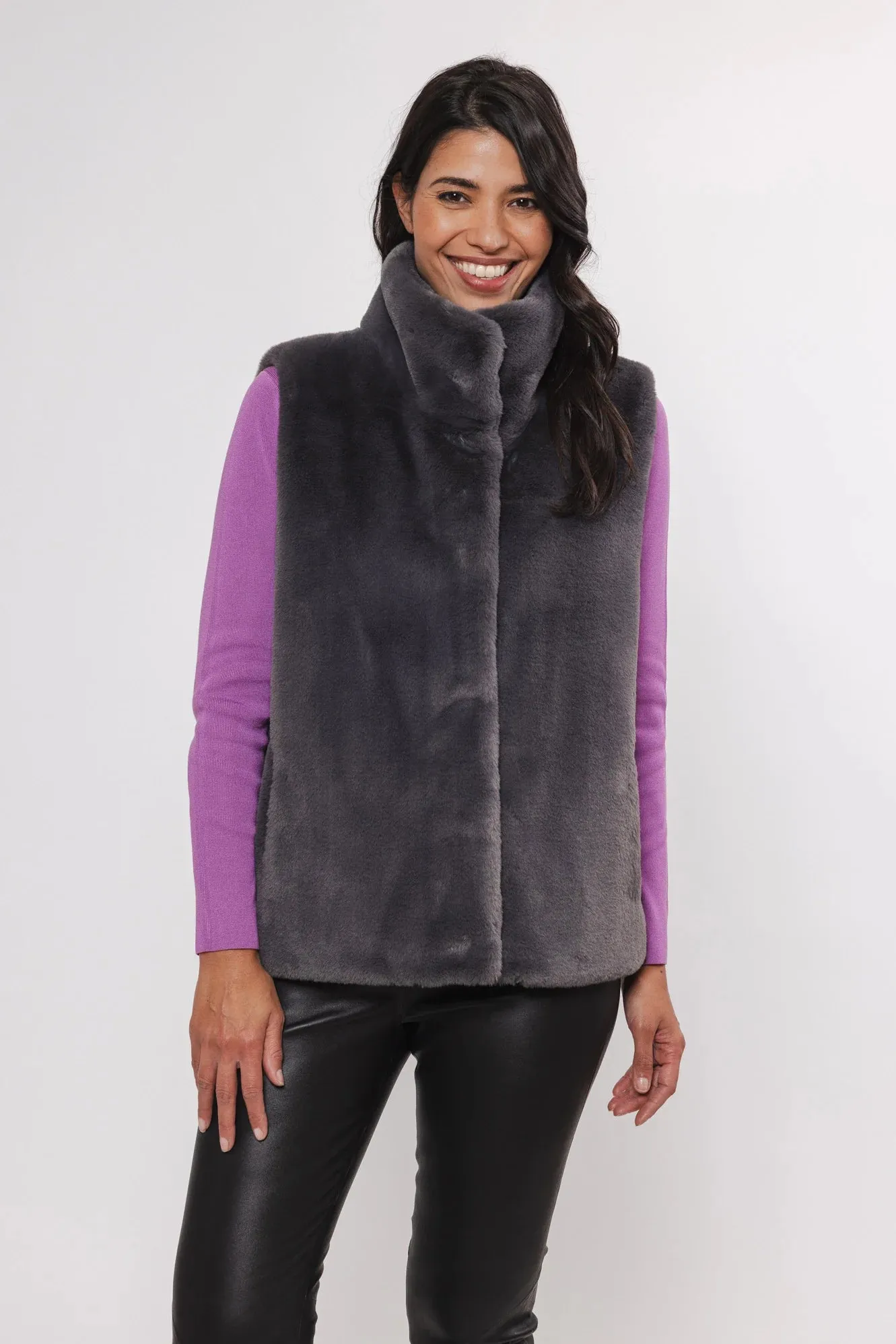 Lison Faux Fur Vest