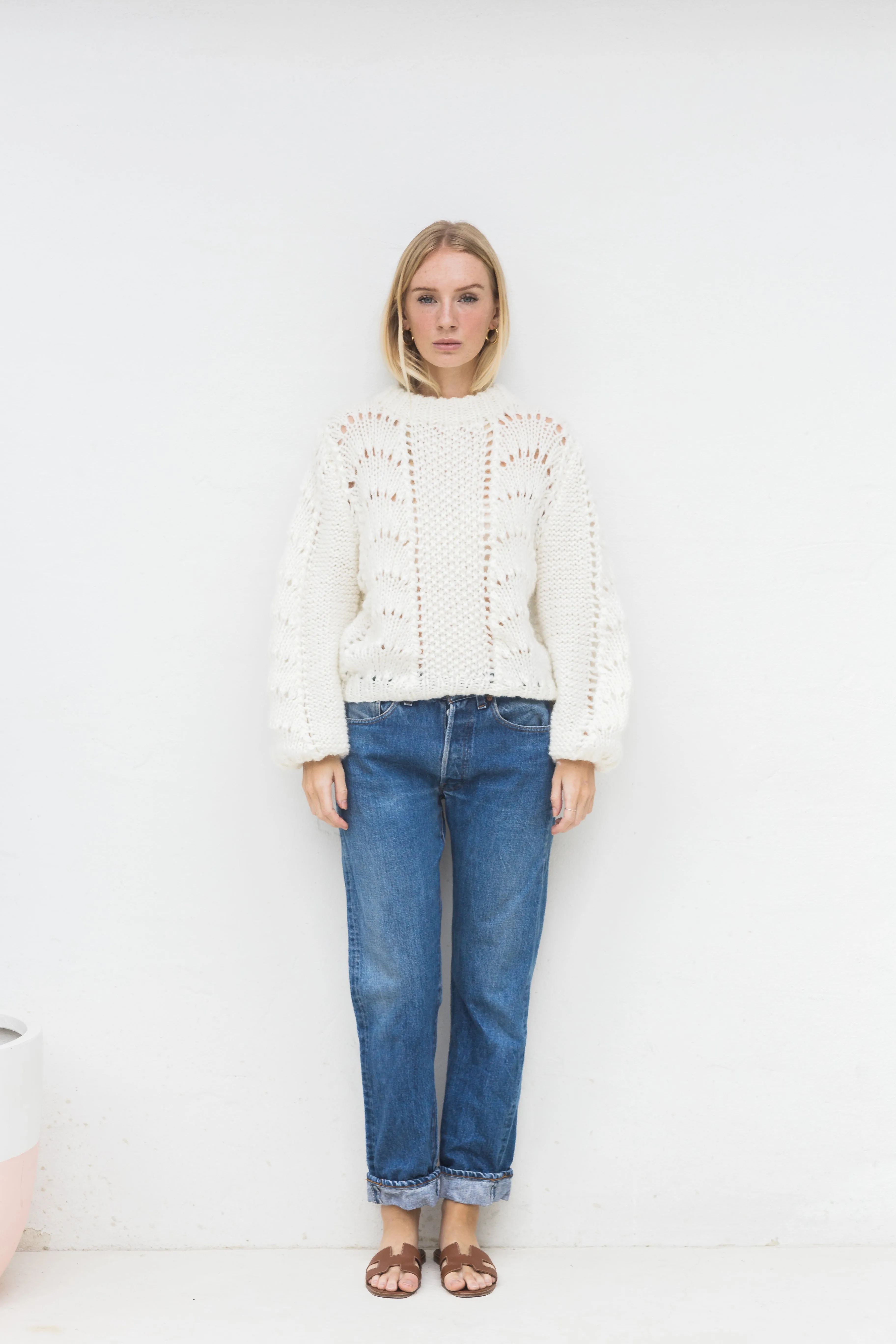 LORA MOHAIR & WOOL SWEATER