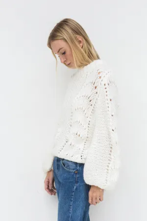 LORA MOHAIR & WOOL SWEATER