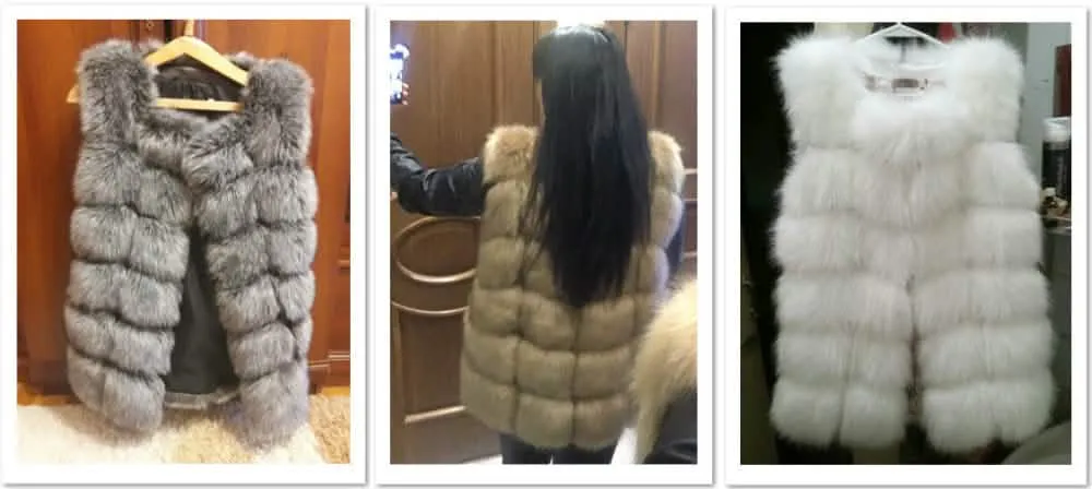 Luxurious Faux Fox Fur Gilet Vest for Women - Trendy Winter Essential in Multiple Colors