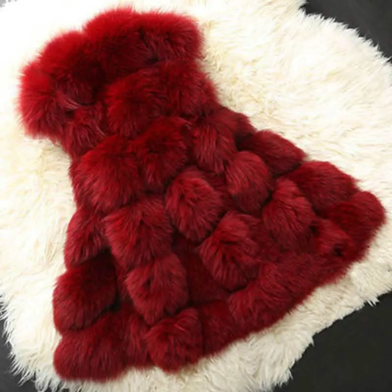 Luxurious Faux Fox Fur Gilet Vest for Women - Trendy Winter Essential in Multiple Colors