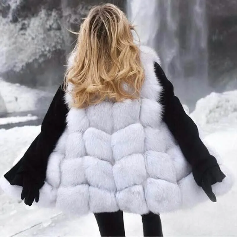 Luxurious Faux Fox Fur Gilet Vest for Women - Trendy Winter Essential in Multiple Colors