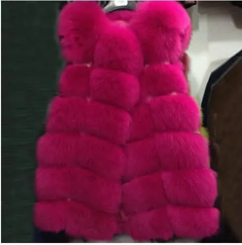 Luxurious Faux Fox Fur Gilet Vest for Women - Trendy Winter Essential in Multiple Colors