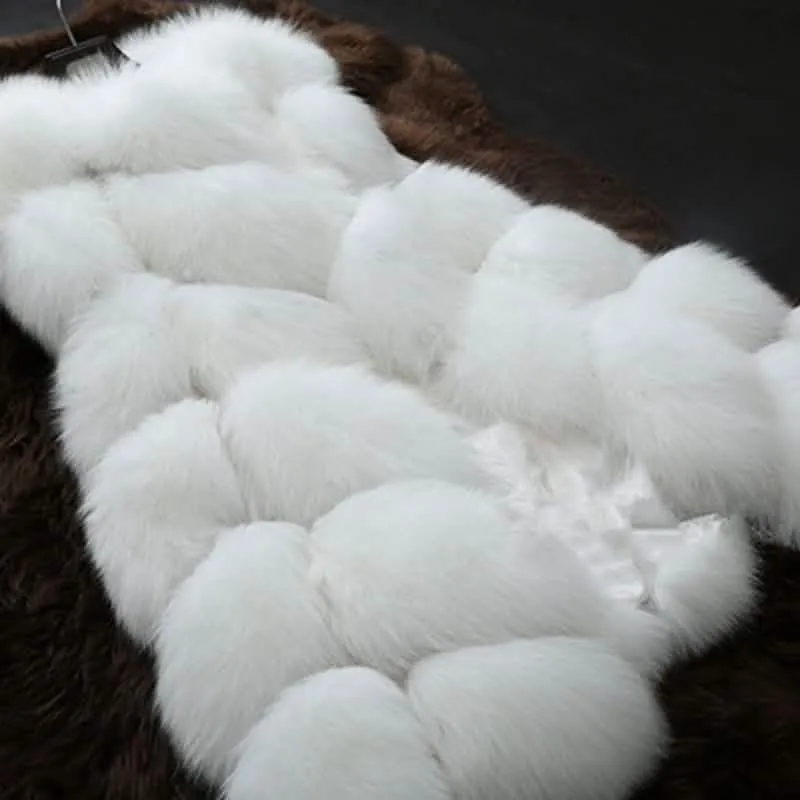 Luxurious Faux Fox Fur Gilet Vest for Women - Trendy Winter Essential in Multiple Colors