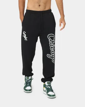 Majestic Athletic Chicago White Sox Vintage Sports Arch Track Pants Faded Black