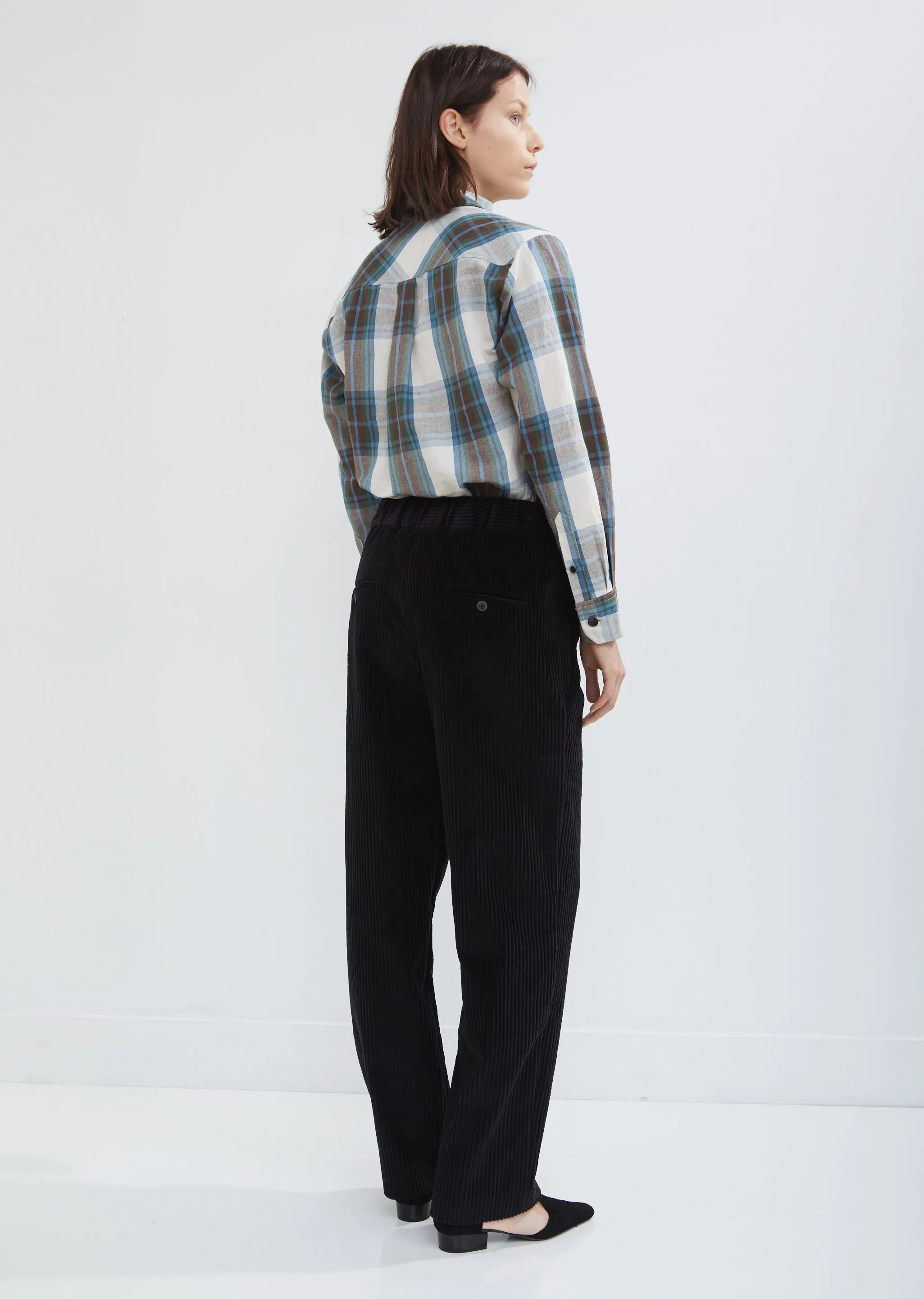 Meloy Corduroy Wide Leg Trousers