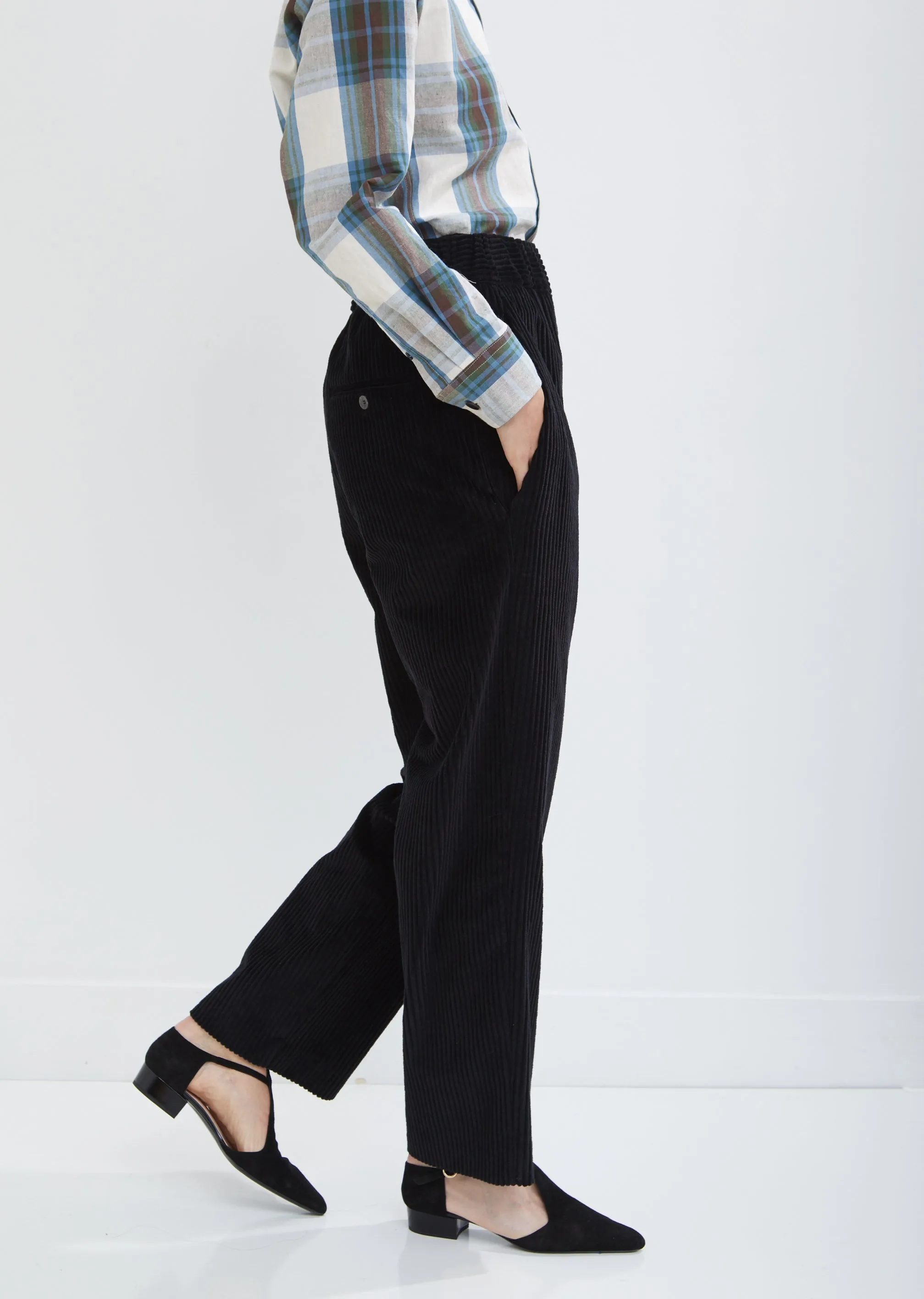 Meloy Corduroy Wide Leg Trousers