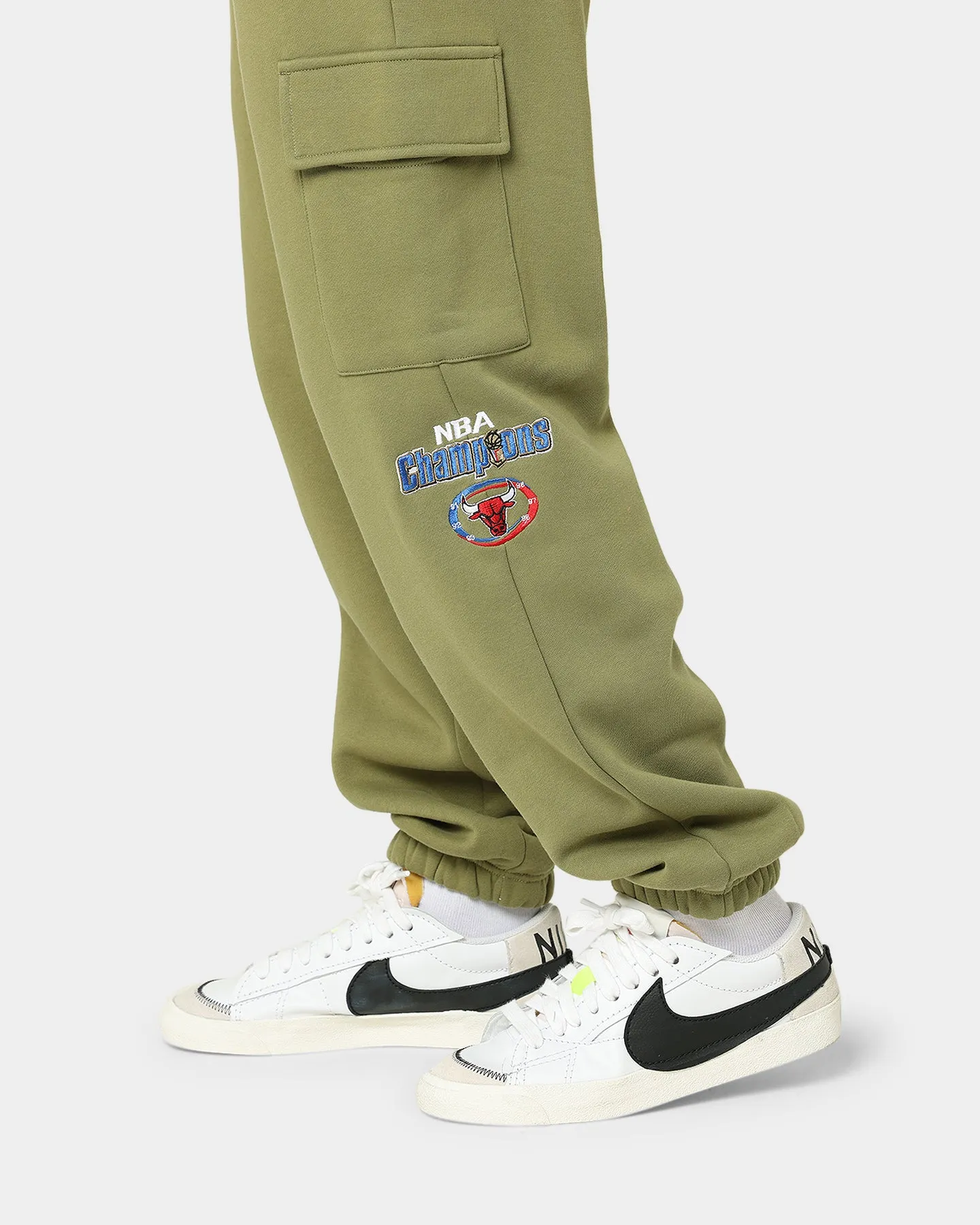 Mitchell & Ness Chicago Bulls Cargo Fleece Sweat Pants Olive