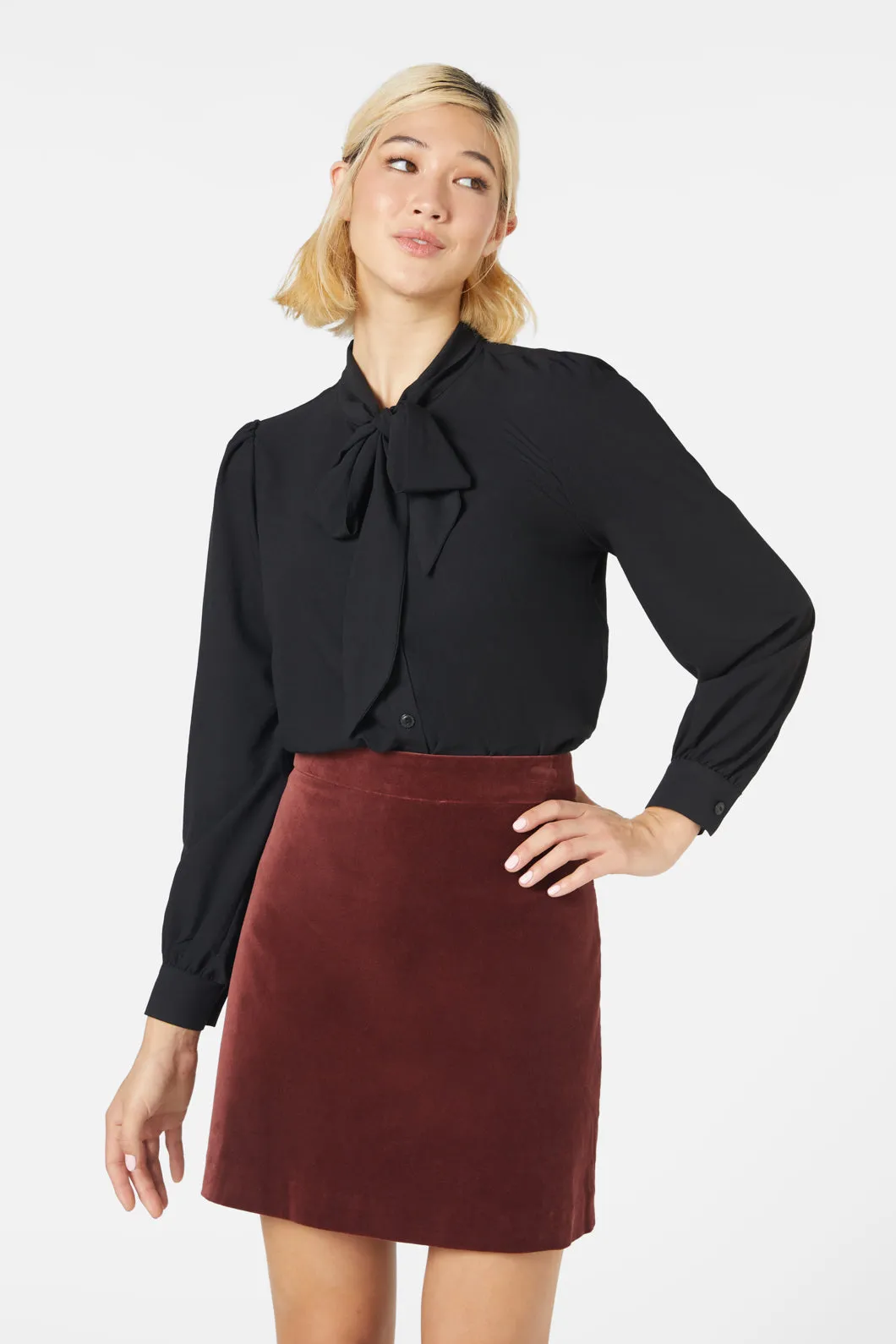 Rachel Velvet Skirt