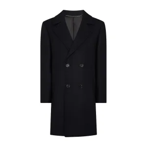 Remus Uomo Pearse DB Overcoat 78 Navy